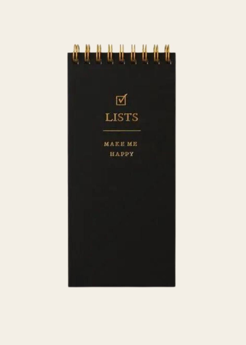 Lists Make Me Happy Notebook - Menagerie Farm & Flower