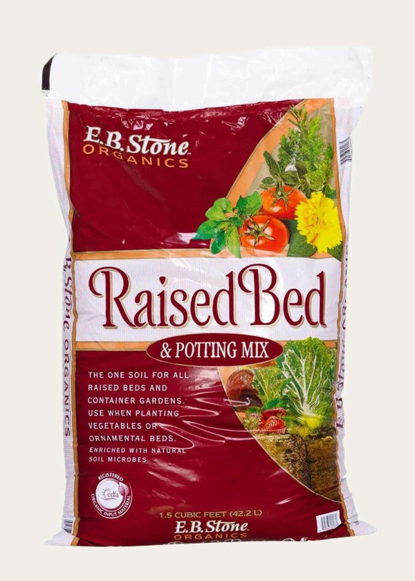 E.B. Stone Organics Raised Bed Potting Soil 1.5cf Menagerie Farm & Flower