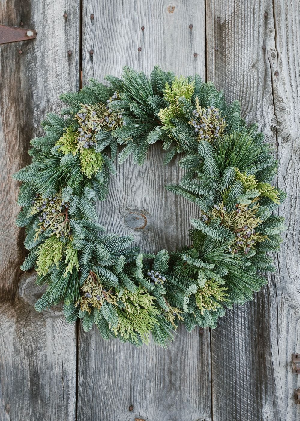 Wintergreen Holiday Wreath - Menagerie Farm & Flower
