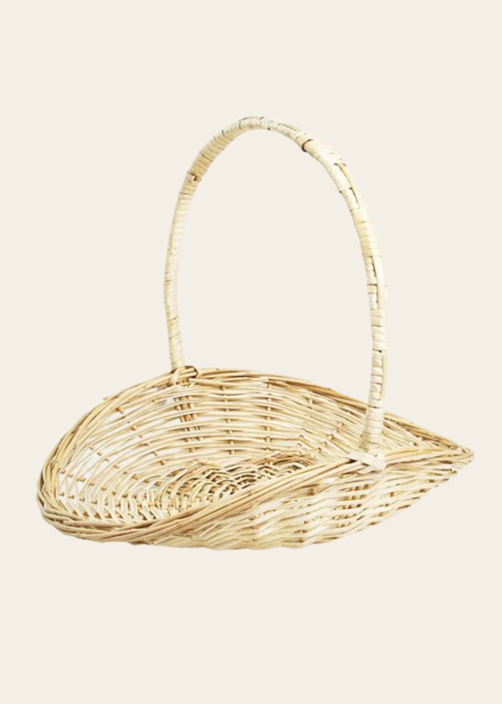 Wicker Gathering Basket - Menagerie Farm & Flower