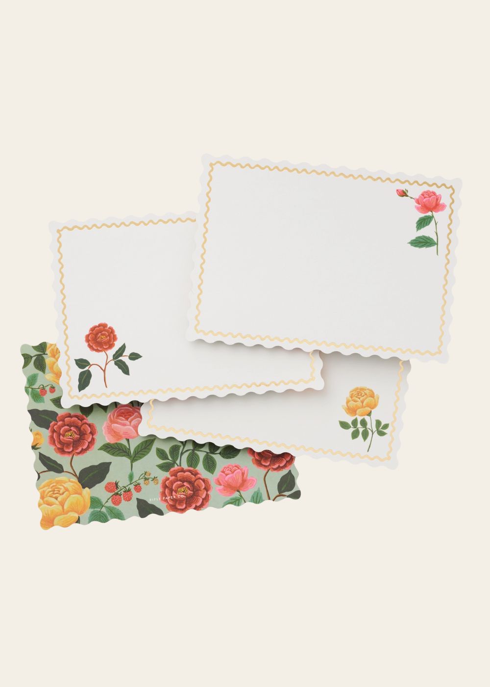 Rose Stationery Set