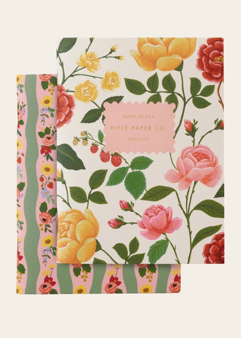 Blooming Rose Pocket Notebook Set - Menagerie Farm & Flower