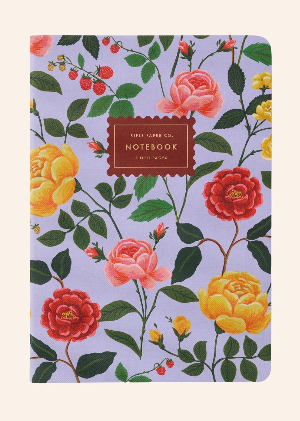 Blooming Rose Stitched Notebook Set - Menagerie Farm &amp; Flower