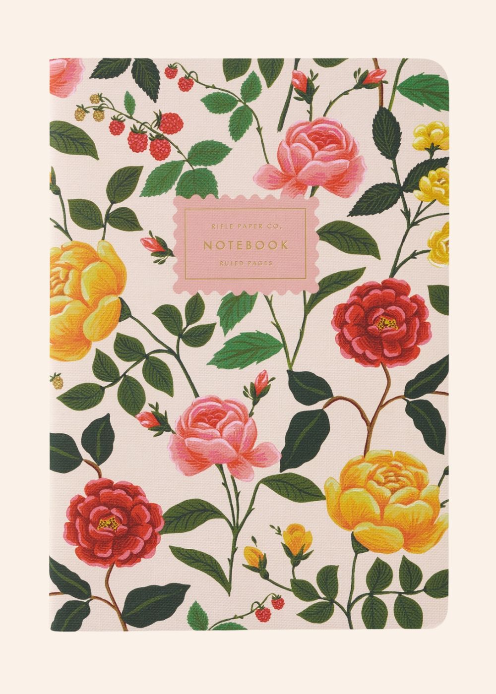 Blooming Rose Stitched Notebook Set - Menagerie Farm & Flower