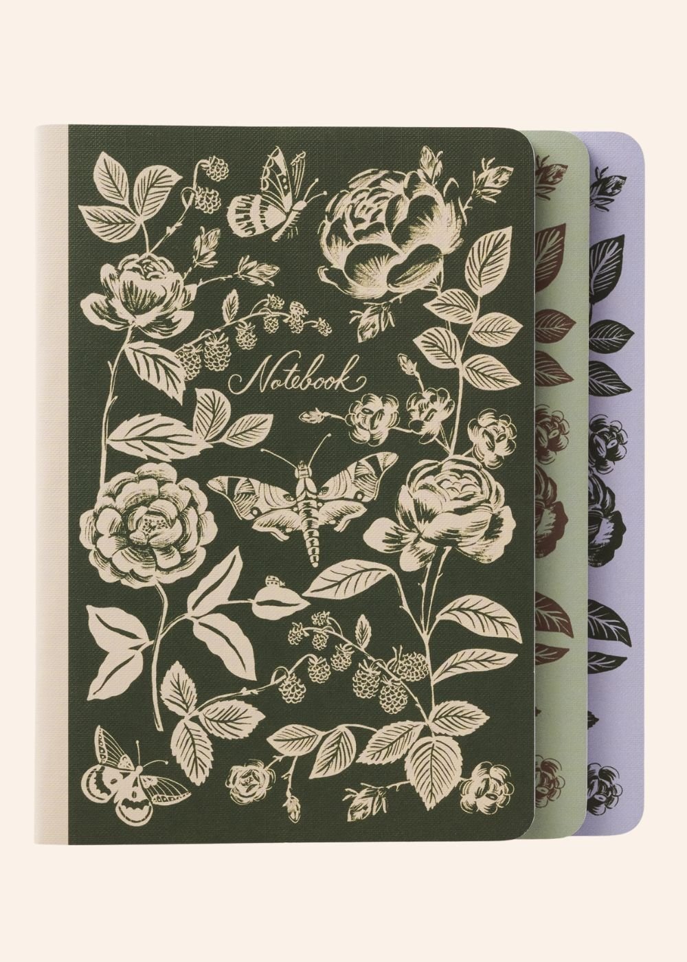 English Rose Notebook Set - Menagerie Farm & Flower