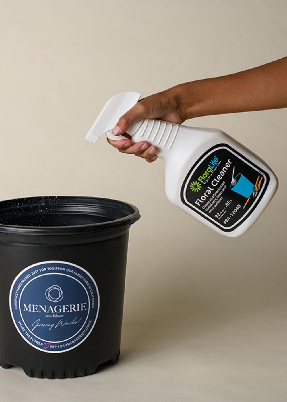 Floral Bucket &amp; Tool Cleaner - Menagerie Farm &amp; Flower