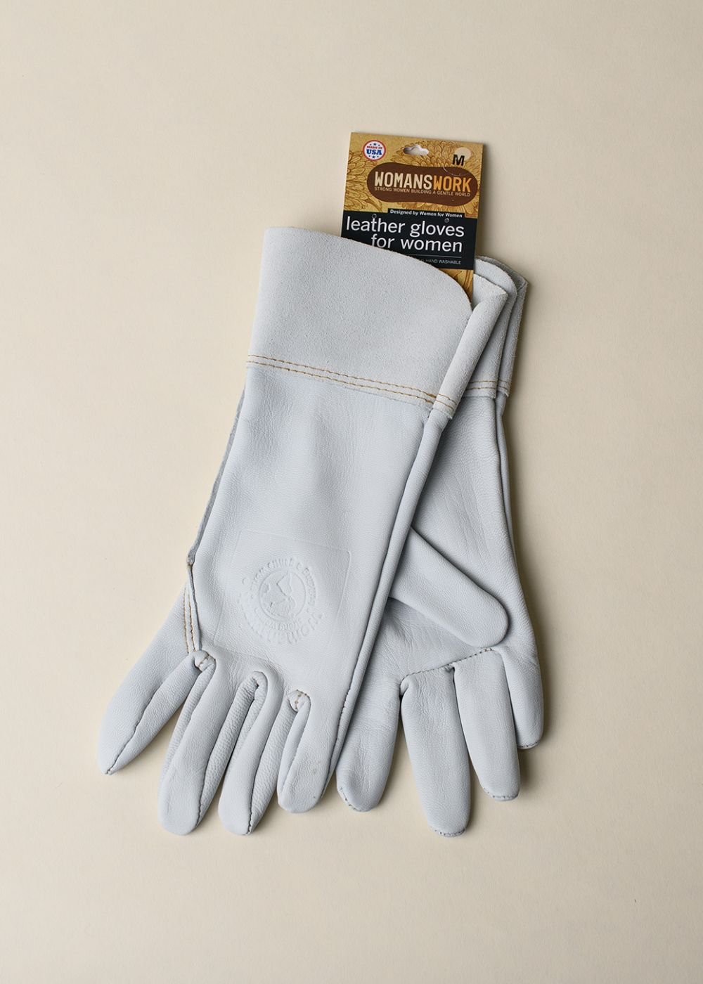 leather gardening gloves Womanswork 350S Goatskin Glove, Small