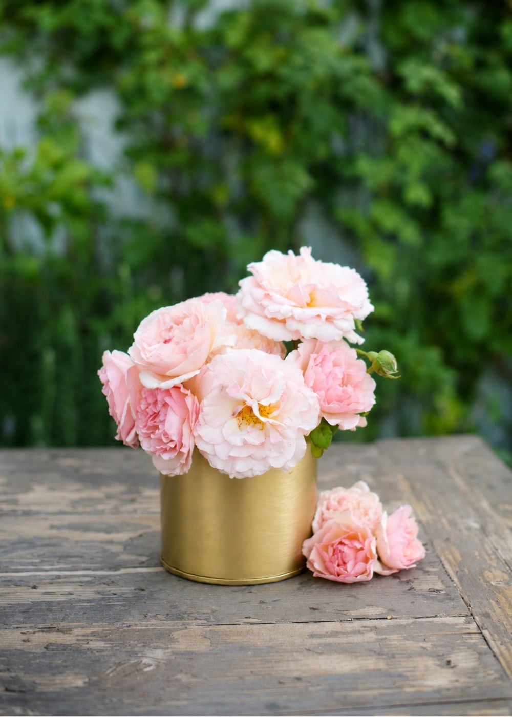 Gold Vase - Menagerie Farm & Flower