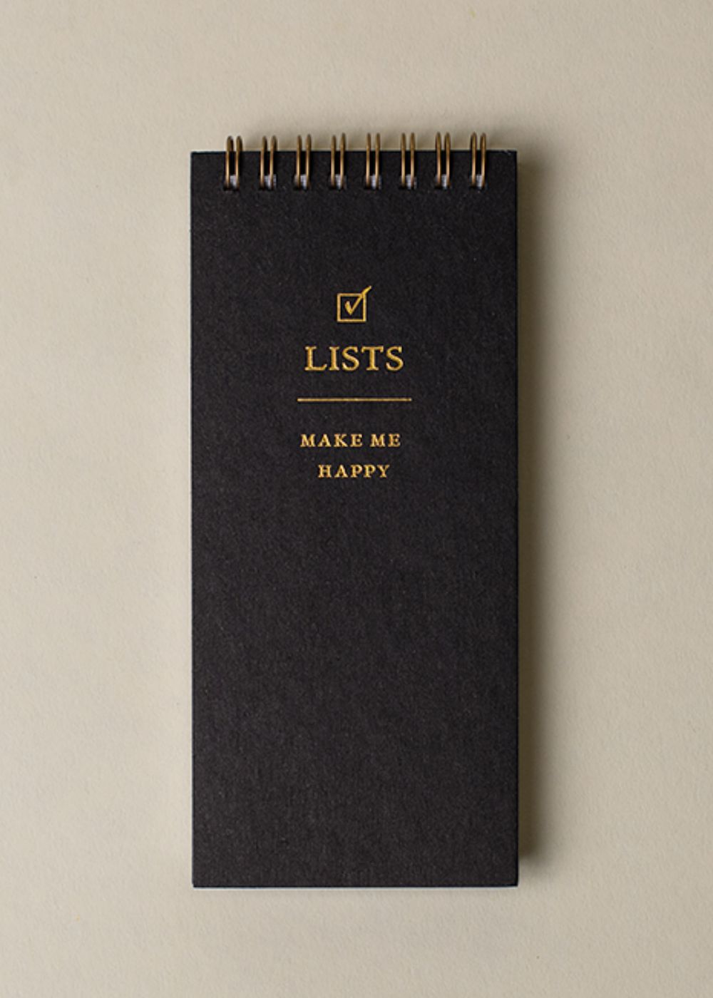 Lists Make Me Happy Notebook - Menagerie Farm & Flower