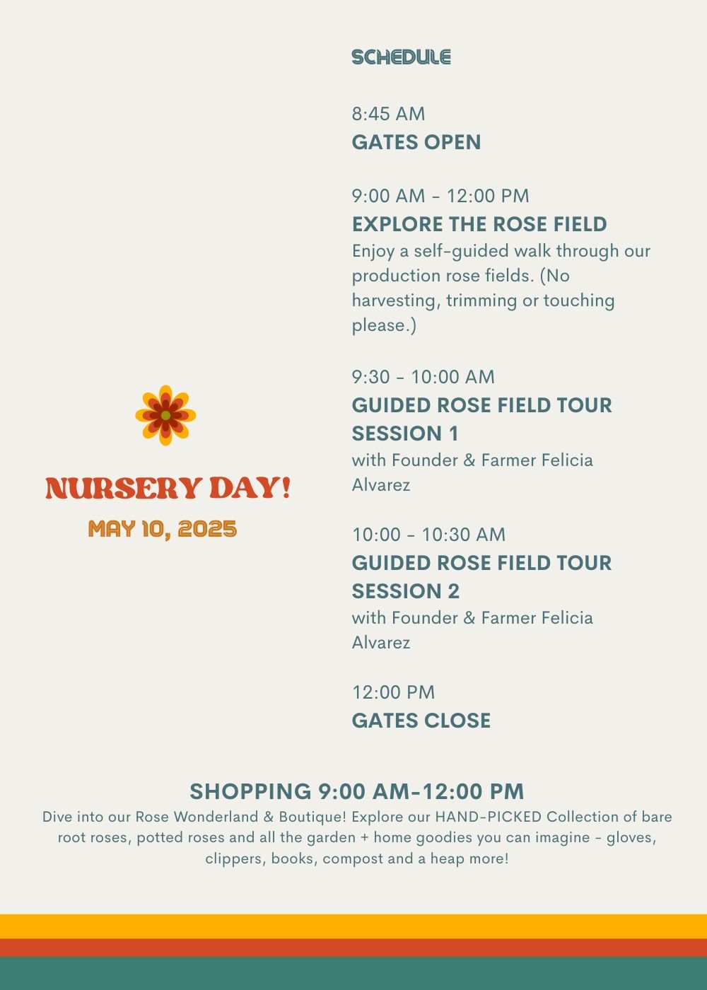 Nursery Day Open House: May 10, 2025 - Menagerie Farm &amp; Flower