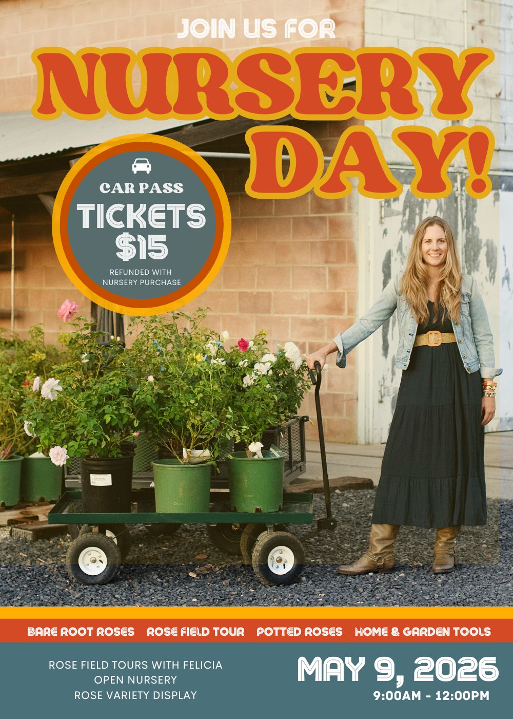 Nursery Day Open House: May 9, 2026 - Menagerie Farm & Flower