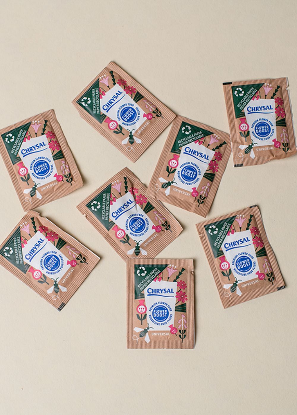 Recyclable Paper Flower Food Packets - Menagerie Farm & Flower