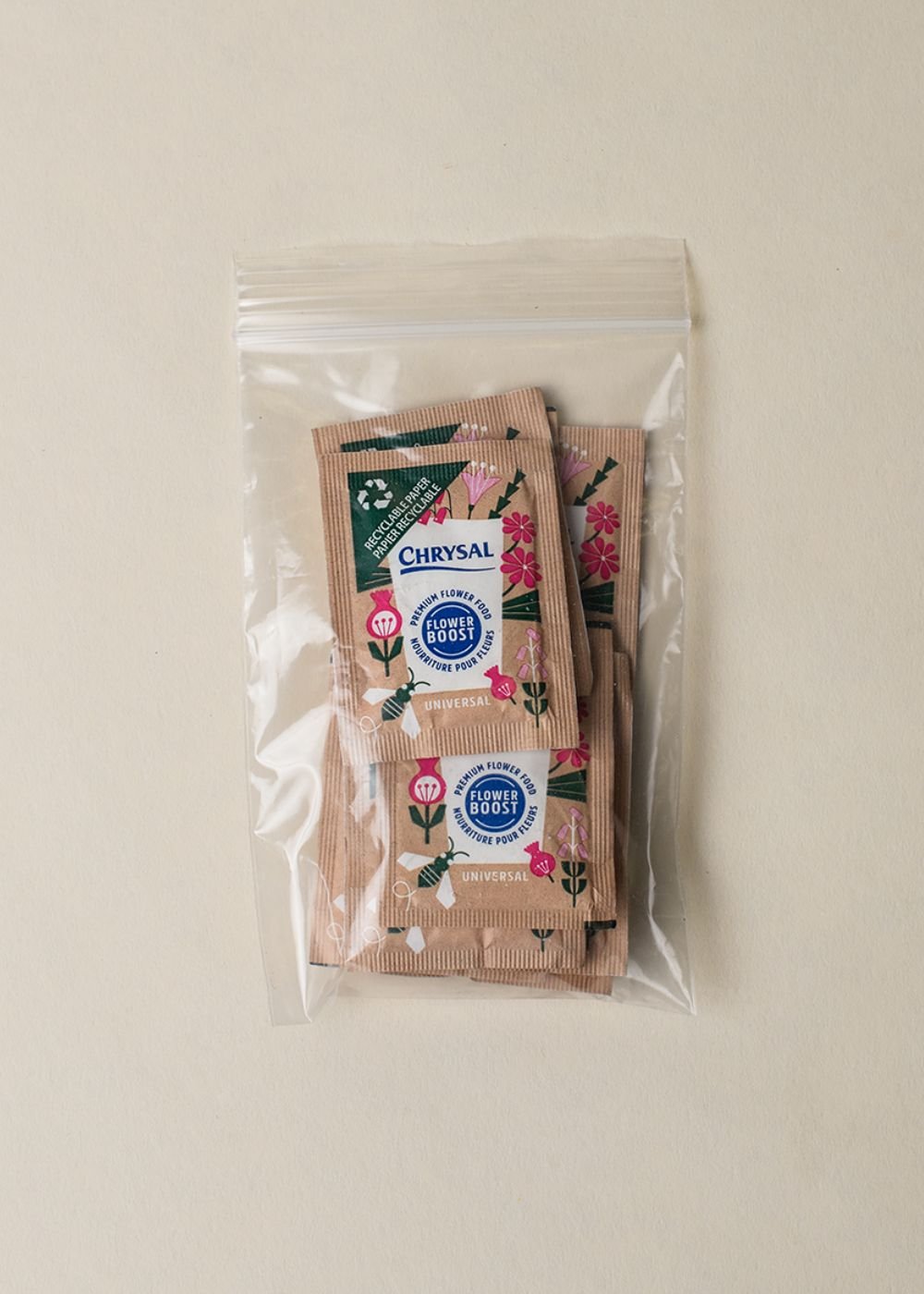 Recyclable Paper Flower Food Packets - Menagerie Farm &amp; Flower