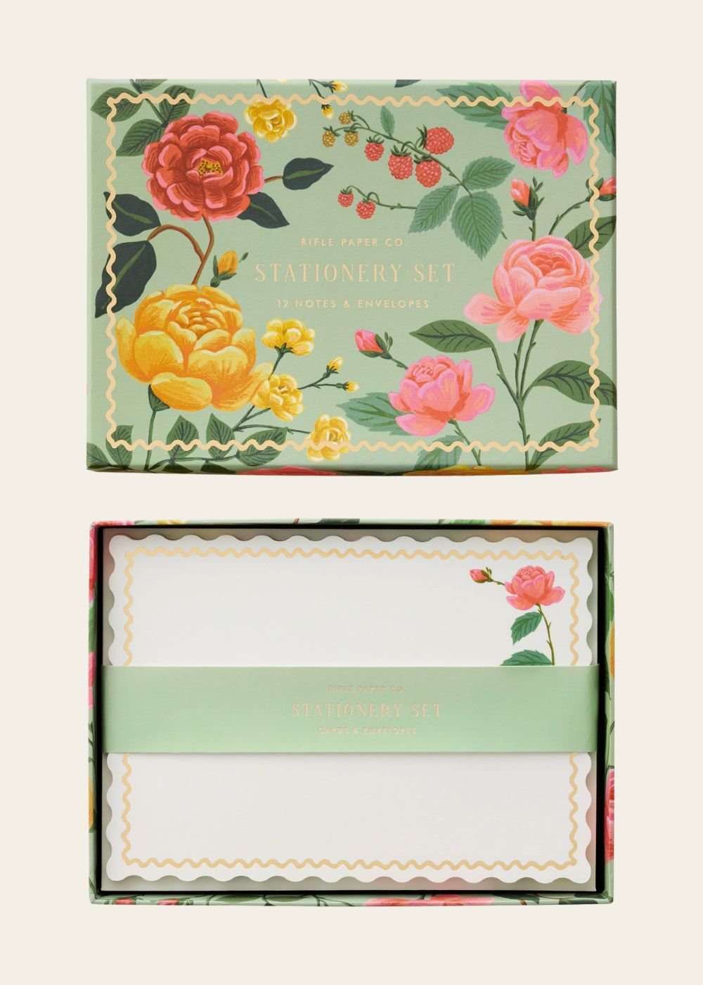 Rose Stationery Set - Menagerie Farm &amp; Flower