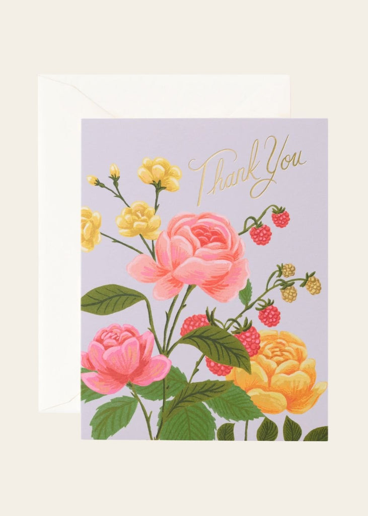 Rose Thank You Cards
