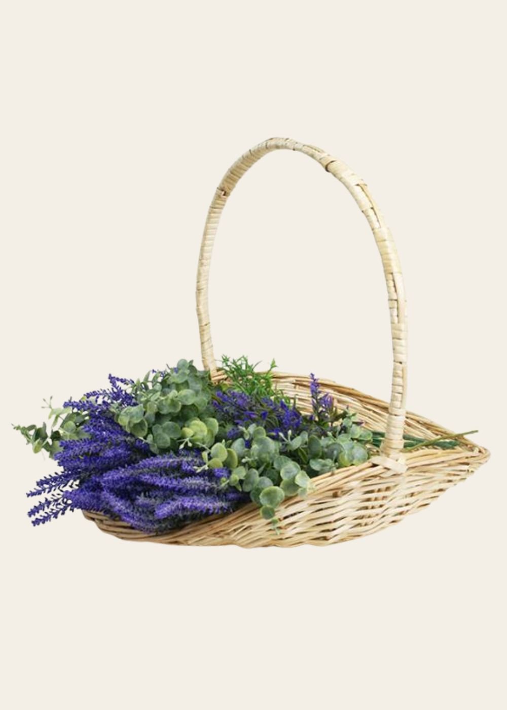 Wicker Gathering Basket - Menagerie Farm & Flower