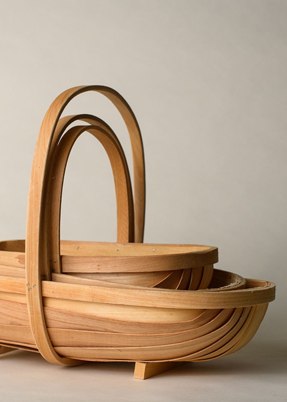 Willow Branch Garden Trug Basket - Menagerie Farm &amp; Flower