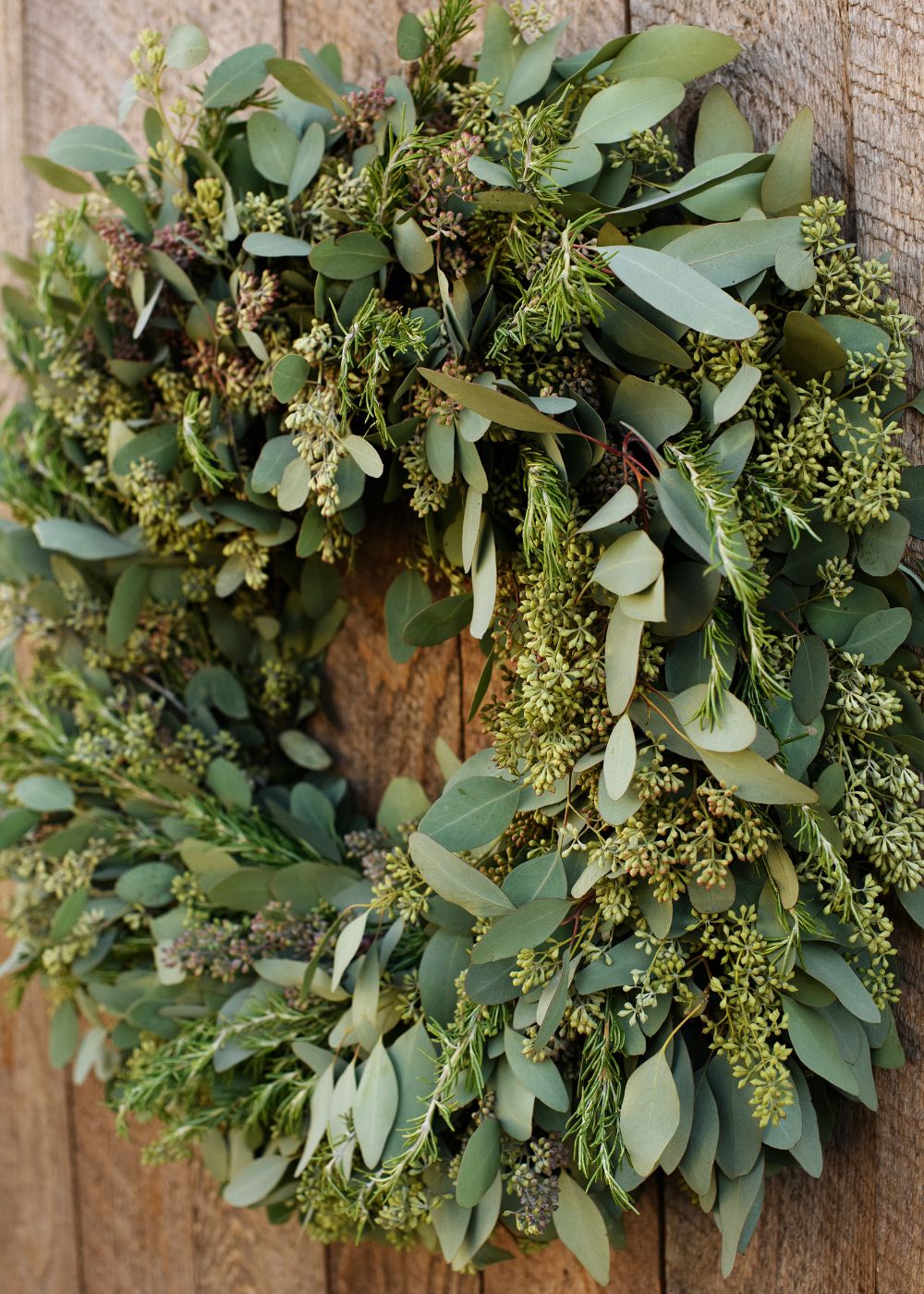 Winter Herb Holiday Wreath - Menagerie Farm & Flower
