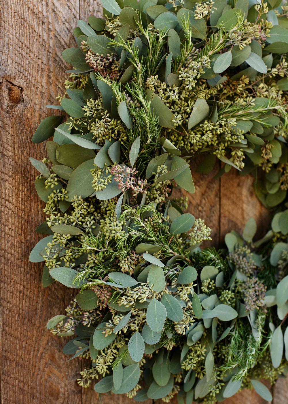 Winter Herb Holiday Wreath - Menagerie Farm & Flower