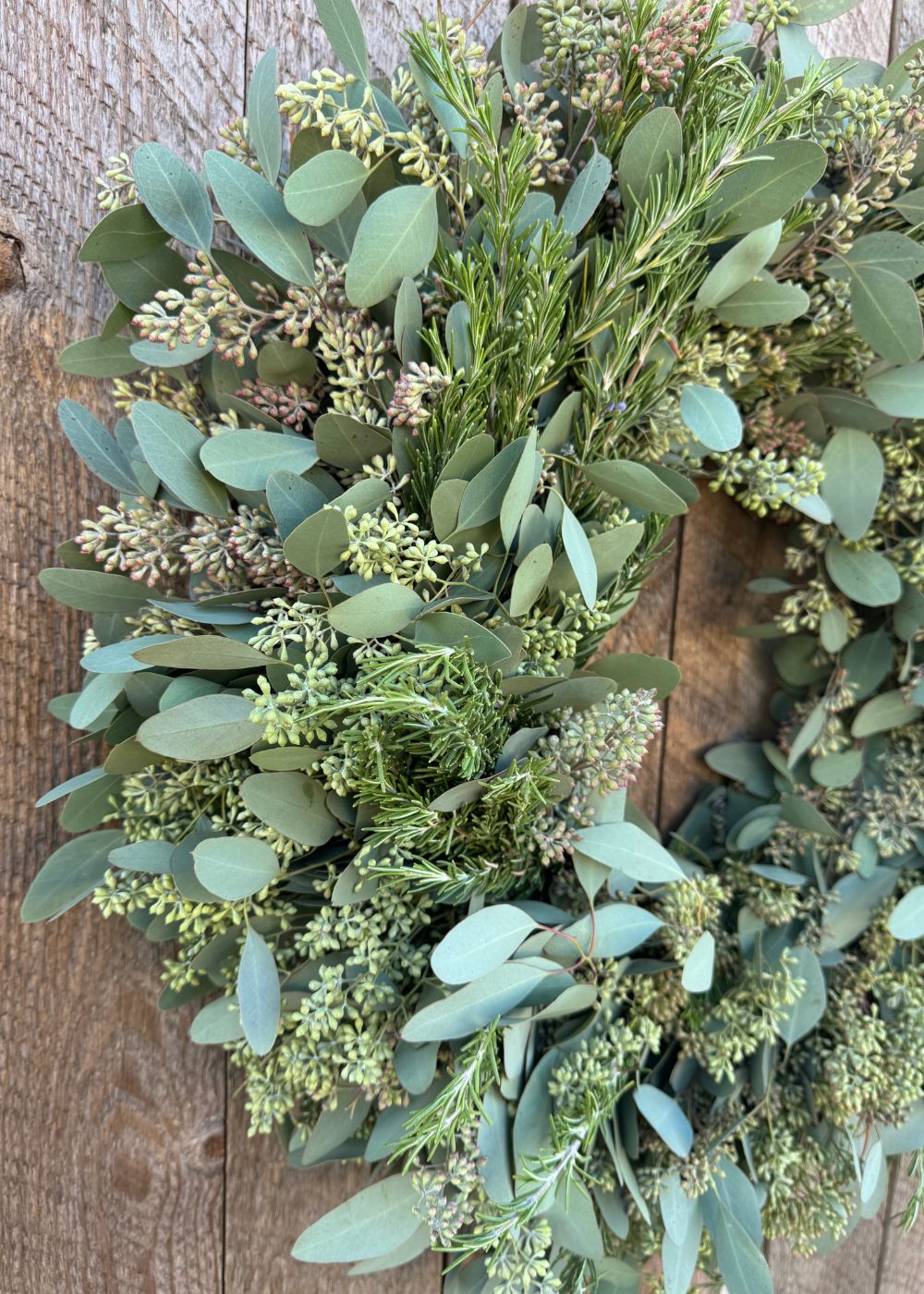 Winter Herb Holiday Wreath - Menagerie Farm & Flower