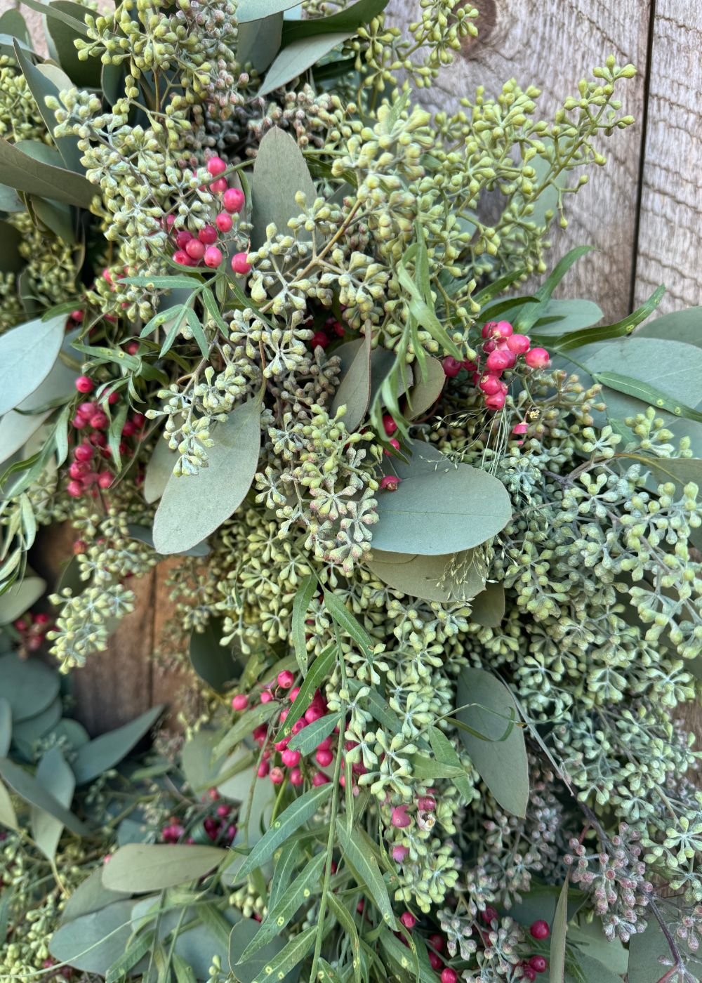 Yuletide Holiday Wreath - Menagerie Farm &amp; Flower