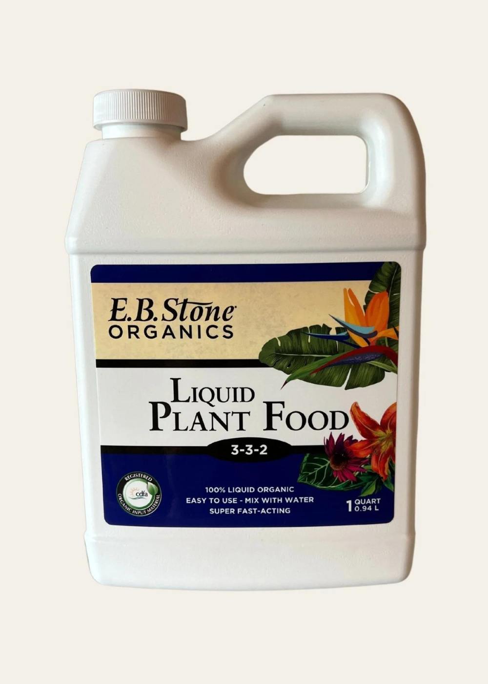 Liquid Plant Food 3-3-2 Quart - Menagerie Farm &amp; Flower